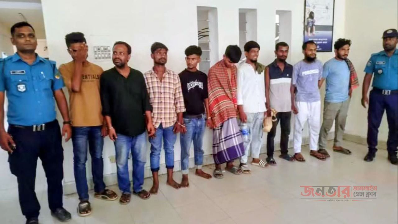 টঙ্গী পূর্ব থানা পুলিশ বিশেষ অভিযান চালিয়ে ছি/ন/তা/ই/কা রি এবং বিভিন্ন মা/ম/লা/র আ/সা/মি সহ ৯ জন কে গ্রে/ফ/তা/র করে বিজ্ঞ: আদালতে প্রেরণ করা হয়েছে।