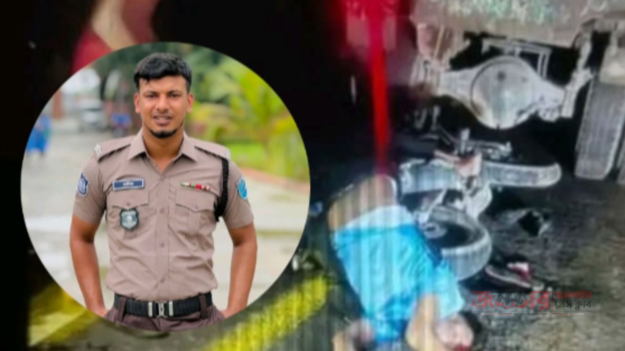 ধামরাইয়ে ট্রাকের সাথে মোটরসাইকেলের সংঘর্ষে পুলিশ কনস্টেবল নিহত, আহত ১