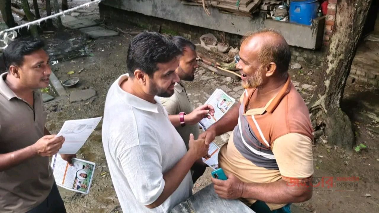 বেনাপোলে গণসংযোগে ইমদাদুল হক ইমদাদ, পরিকল্পিত উন্নয়নের প্রতিশ্রুতি