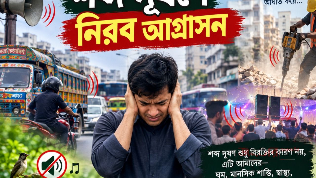 শব্দদূষণের নীরব আগ্রাসন