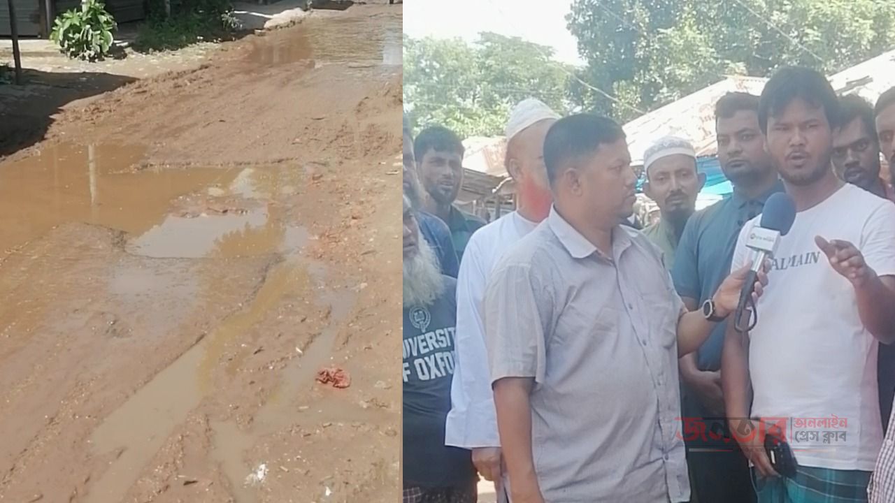 কচুয়ায় বাইছারা-সপিবাদ প্রধান সড়কের বেহাল দশা, দ্রুত সংস্কার ও ড্রেনেজের দাবি'